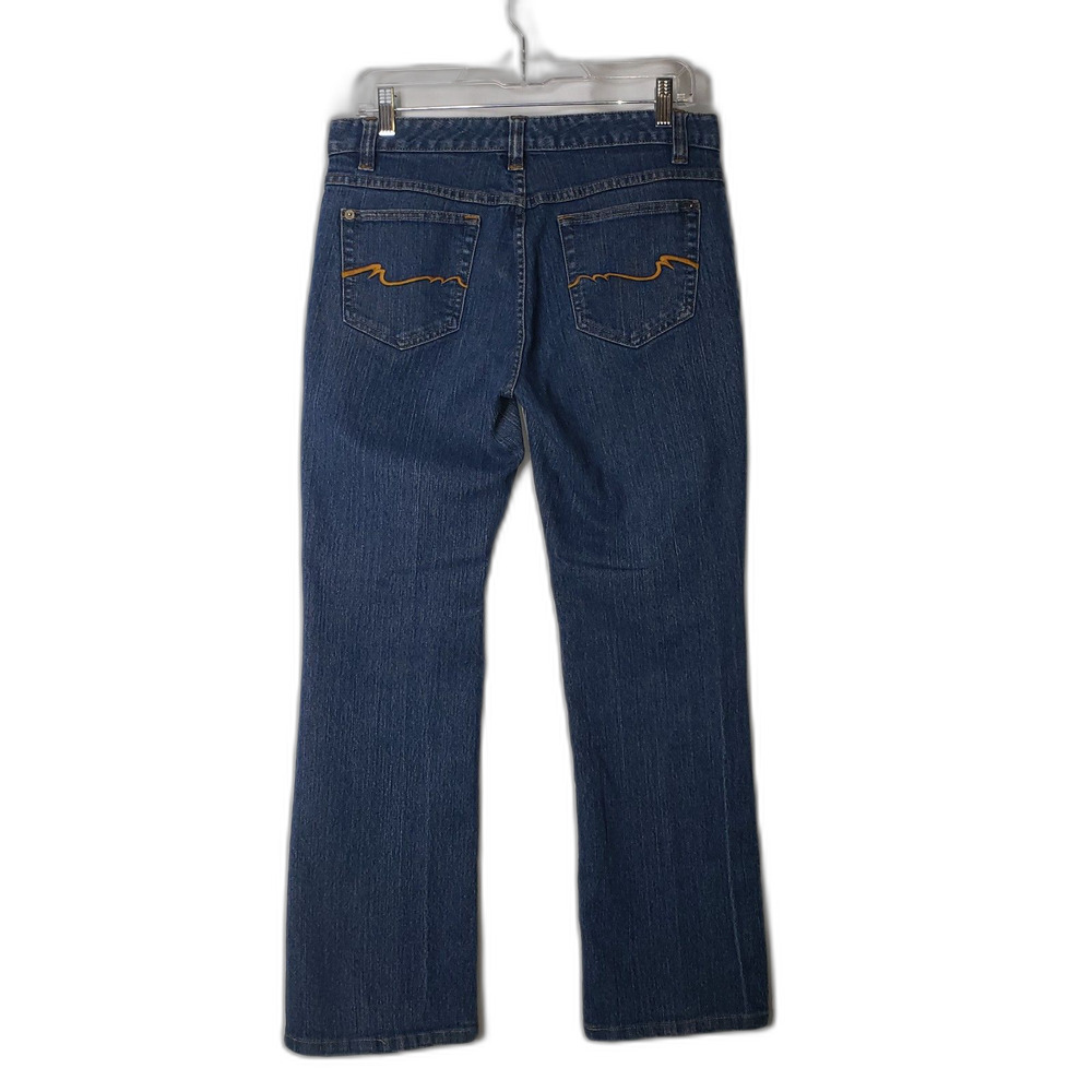 NICOLE MILLER Dark Denim Bootcut Jeans Womens Size 8
